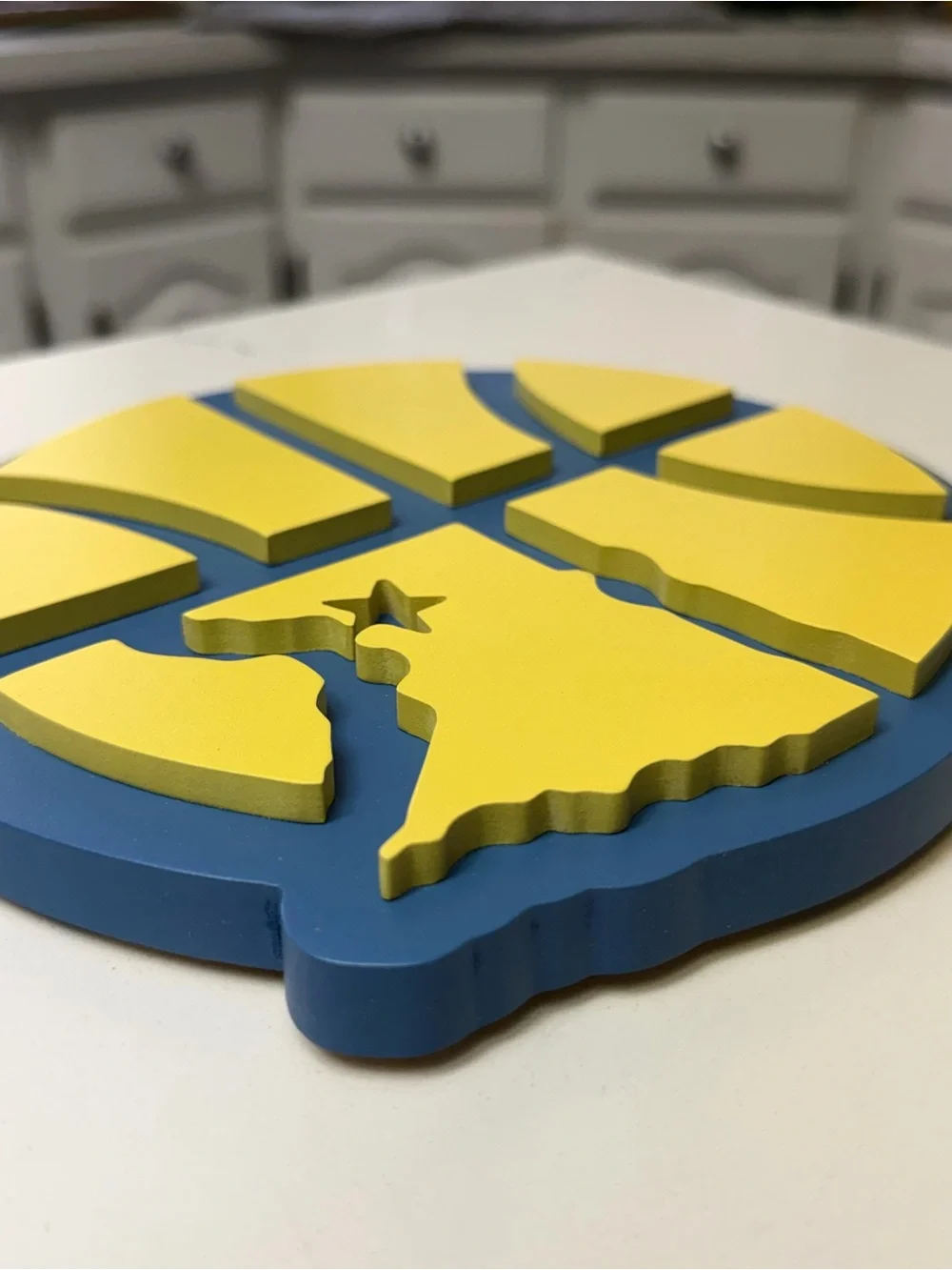 CUSTOM MADE 3D LAYER MINNEAPOLIS LAKERS WOOD SIGN